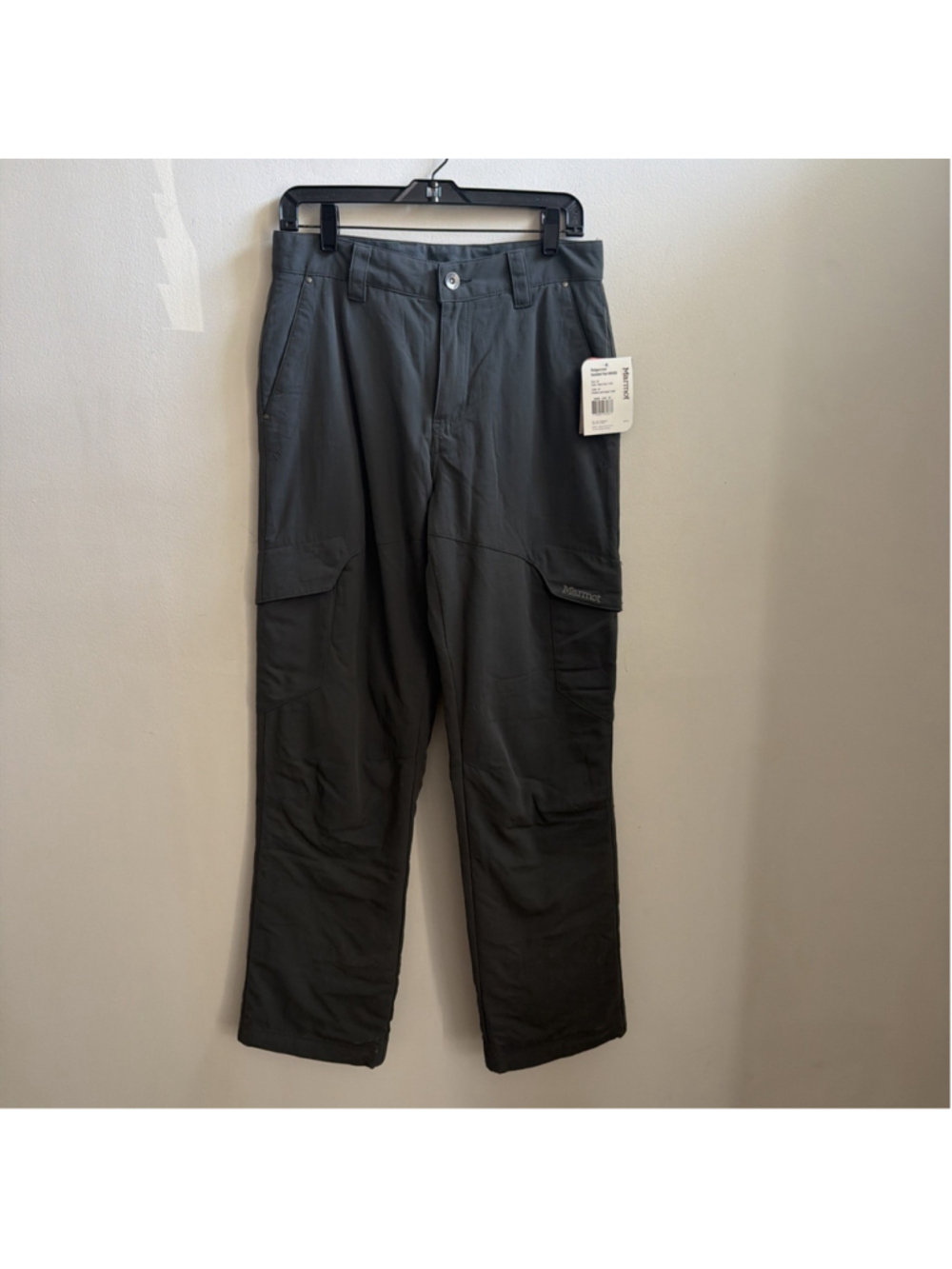 NEW MEN’S MARMOT RIDGECREST INSULATED PANTS SIZE 30 WAIST GREY 64560 UPF 50